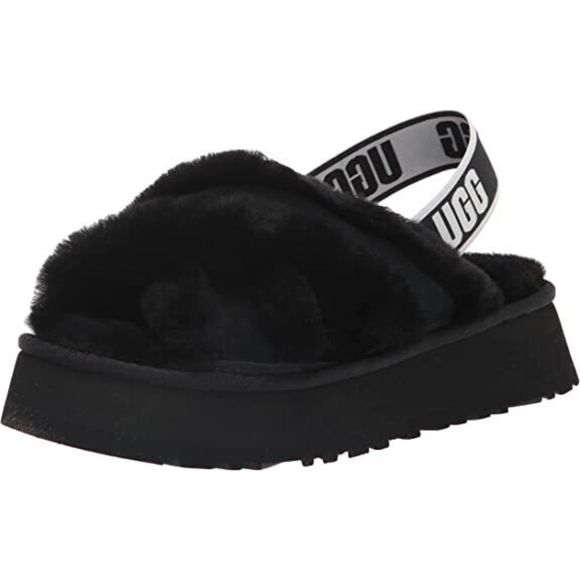 UGG Disco Cross Genuine Shearling Slide (Women) 100% Authentic Fast shipping - Picture 2 of 9
